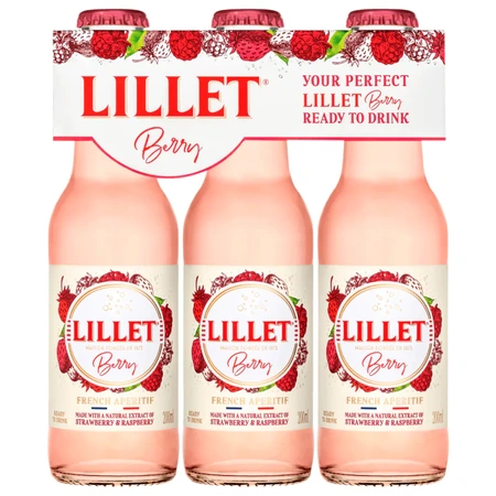 Lillet Berry ready to drink 3x0,2l 3er Pack
