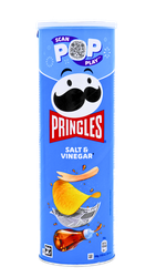 Pringles Salt & Vinegar Chips 165g