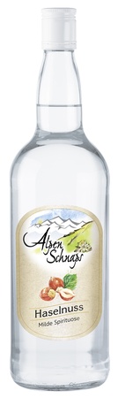 Alpenschnaps Haselnuss 1 Literflasche